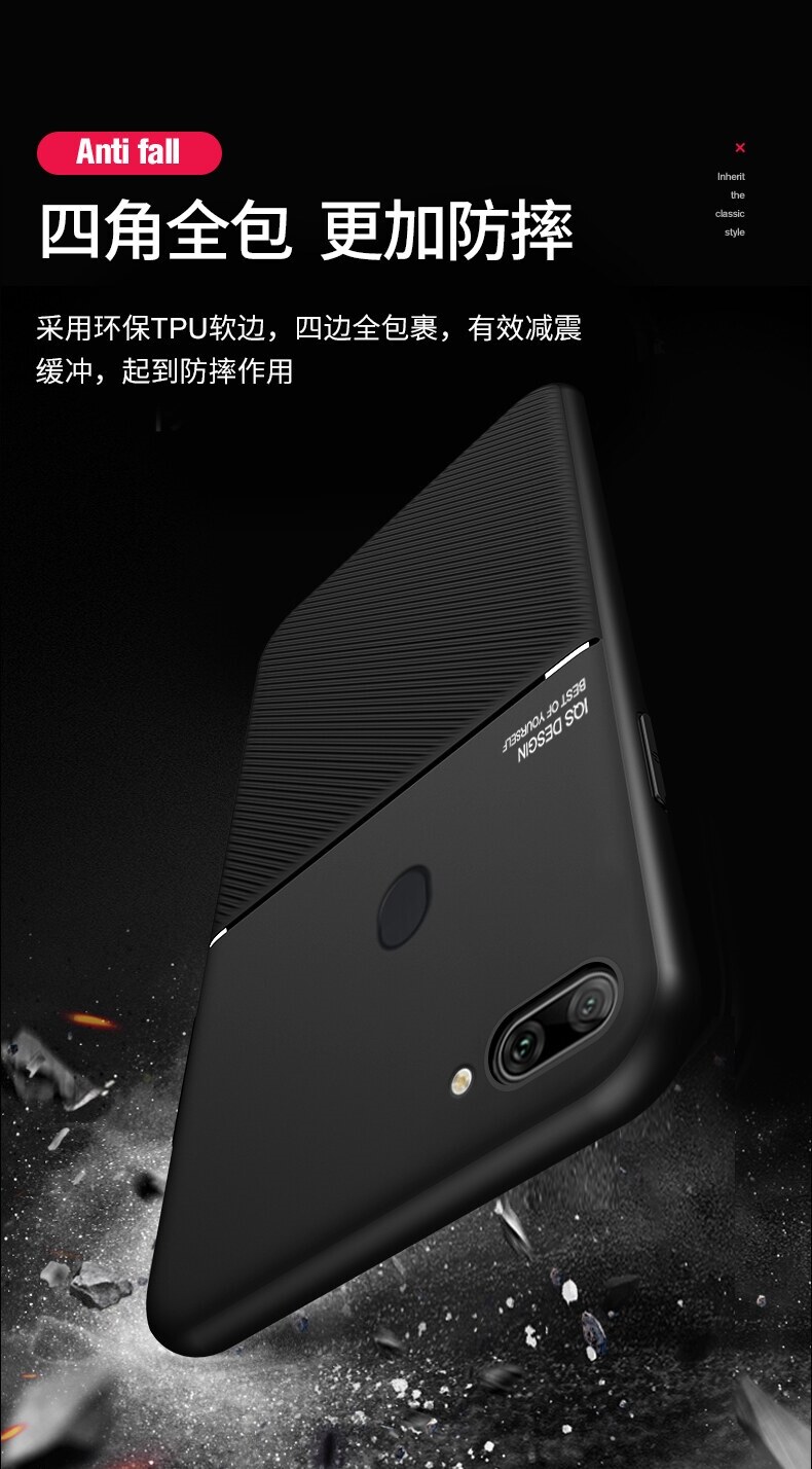 xprmy for OPPO R15X / K1 Phone Case Rubbed Pattern Shelll Support Car Twill Ultra Thin Shockproof Back Cover. 