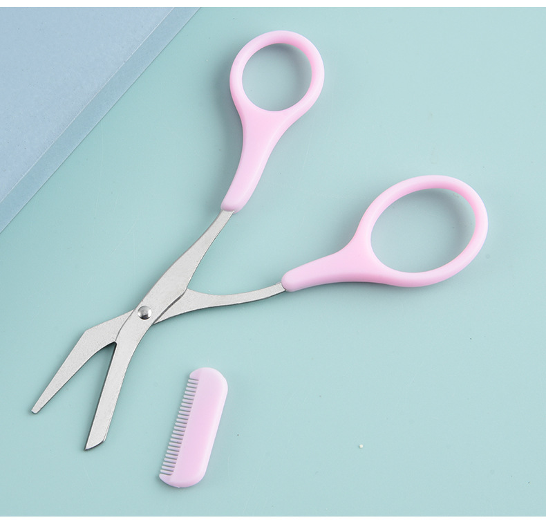 Small Eye Brow Razors Eyebrow Trimming Scissors. 