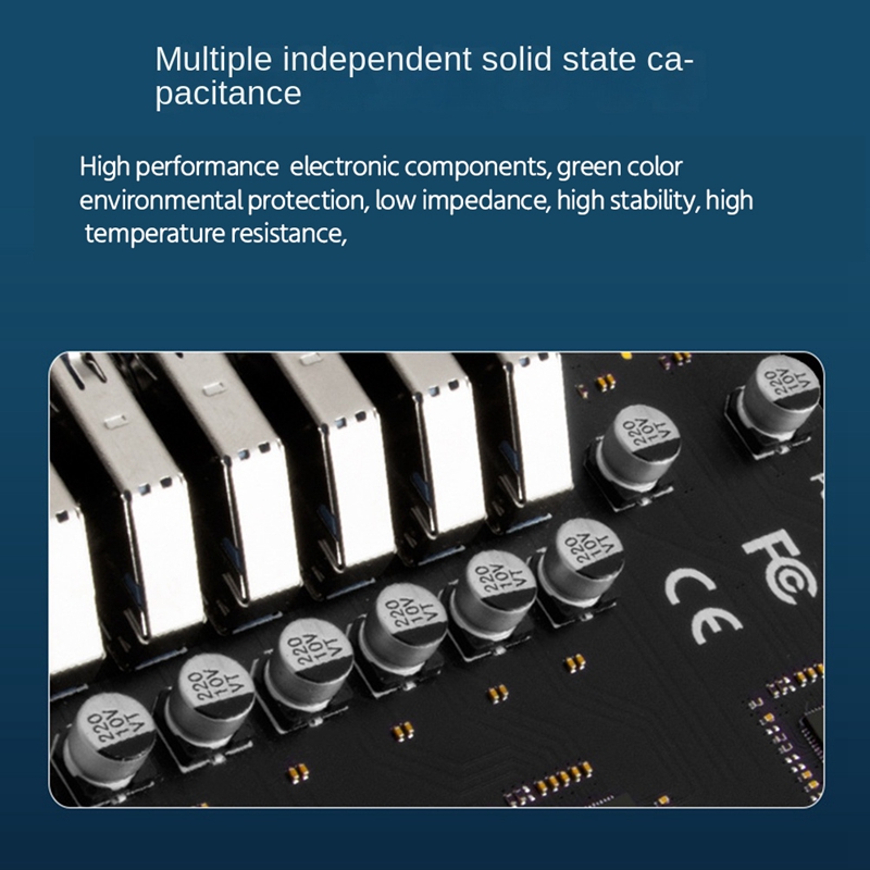 USB 3.2 and Type C PCI-E Expansion Card PCIE to USB Controller. 