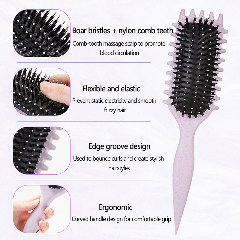 Bounce Curl Define Styling Defining Brush Hair Stylishing Tool Bounce Curl Brush SUPER BABY. 