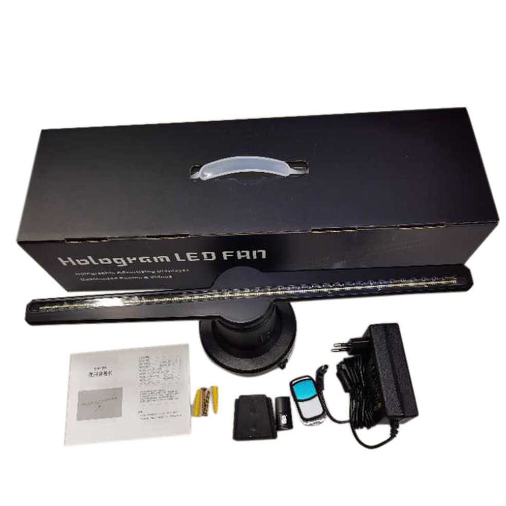 3D LED WiFi Holographic Projector Display Fan Hologram Advertising Player. 