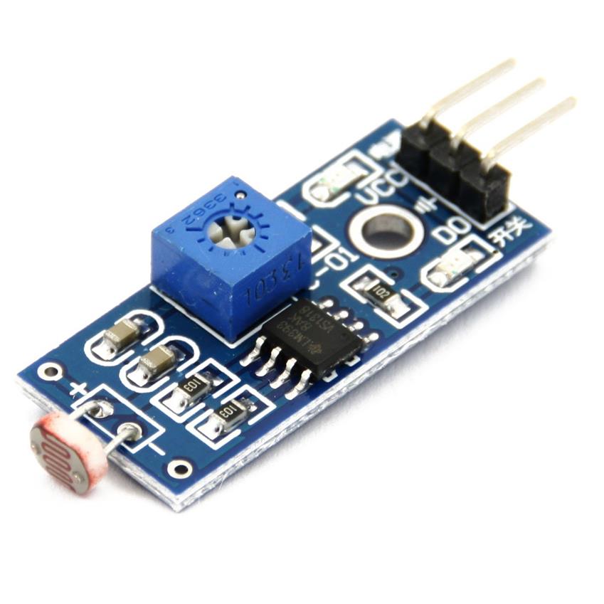 LDR Sensor Module 3 Pin DC 3.3-5V Photoresistor Photo Cell Light Dependent Resistor LDR Sensor For Night Light Street Light Sensor Automatic Headlight Dimmer Control Photo Light Resistor. 