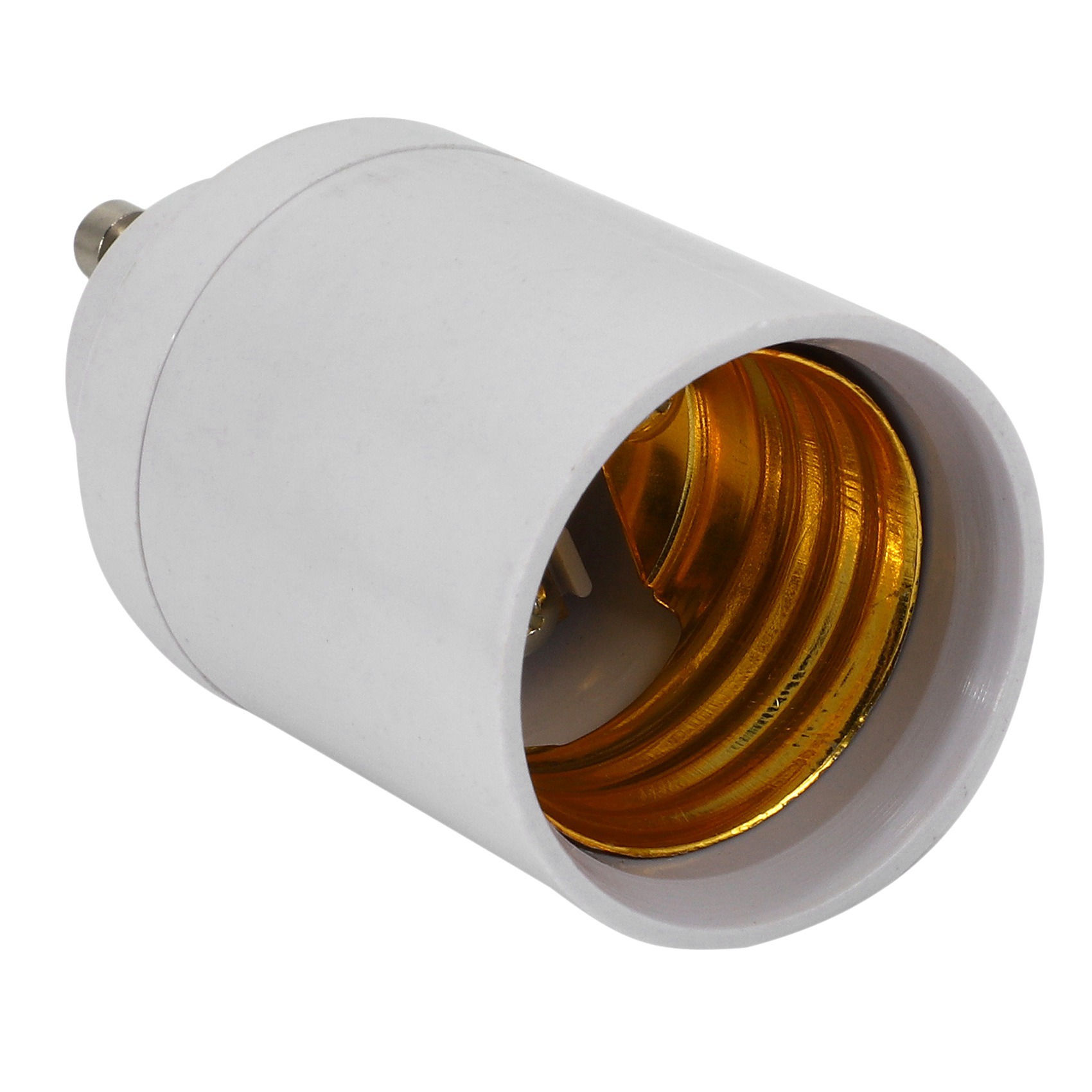 2X GU10 to E26/E27 Adapter GU10 Bayonet Base to E26/E27 Edison Screw Bulb Socket Adapter Converter. 