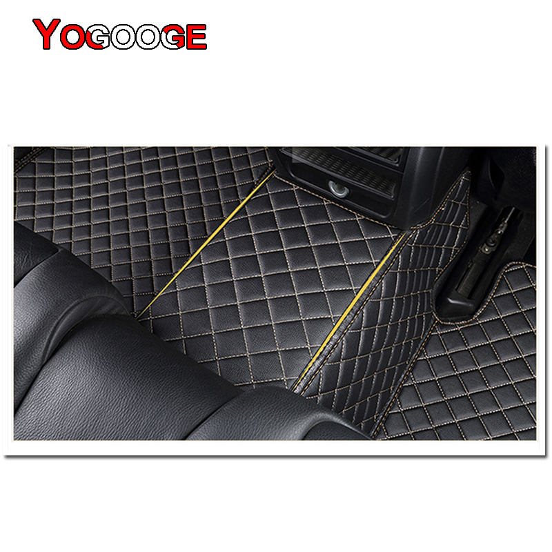 YOGOOGE Car Floor Mats For Audi A4 B6 B7 B8 B9 Foot Coche Accessories Auto Carpets. 