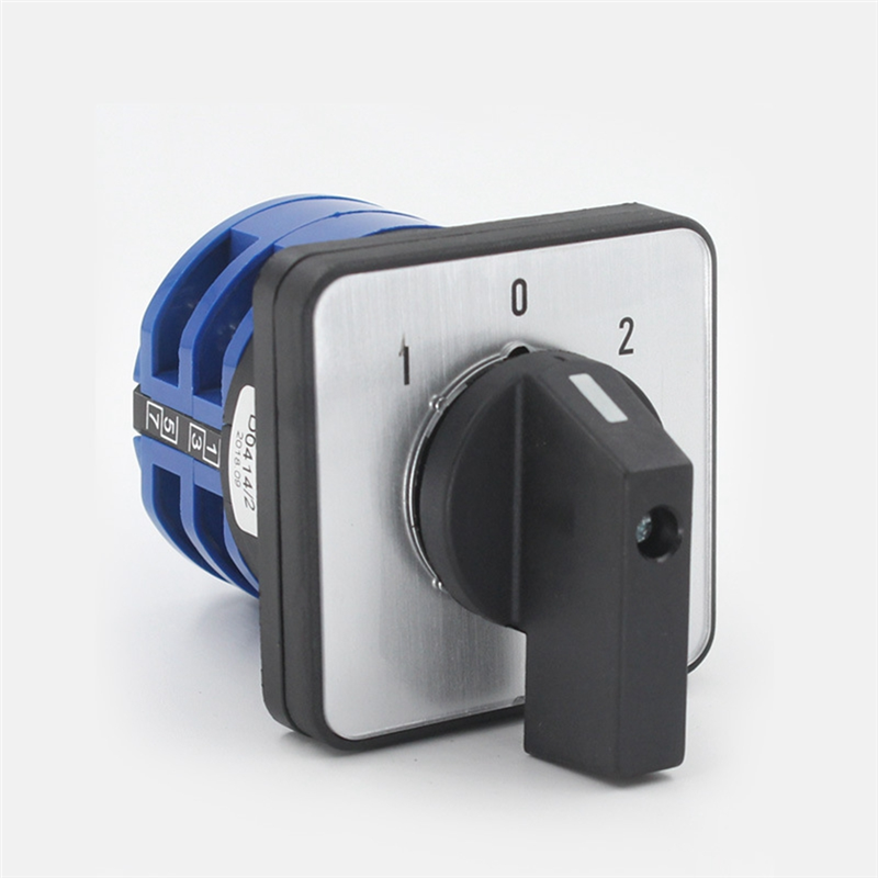 FORIDE Changeover Selector Switch 3 Positions 8 Terminals Universal Rotary Cam Selector Latching Switches 32A. 