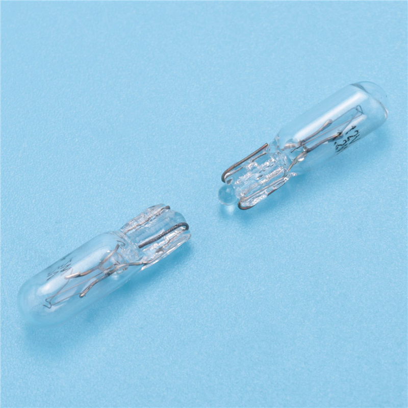 40Pcs T5 17 86 206 286 Halogen Bulb Car Instrument Panel Lamp Auto Wedge Dashboard Lamp 1.2W 12V Warm White. 