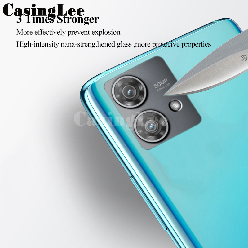 (2 Pieces) Moto Edge 40 NEO Screen Protector Tempered Glass Camera Lens Protector Glass. 