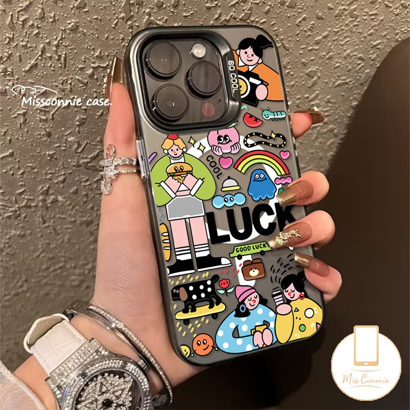 Fashionable Electroplated IMD Phone Case Compatible for IPhone 11 16 13 15 12 14 Pro Max 7Plus X XR XS Max 8 15 7 16 Plus SE 2020 Fashion Shock-absorbing Cover