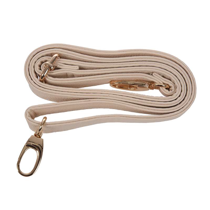 DIY Replacement Leather Bag Shoulder Strap Handle Cross Body Adjustable 140*2cm, Beige
