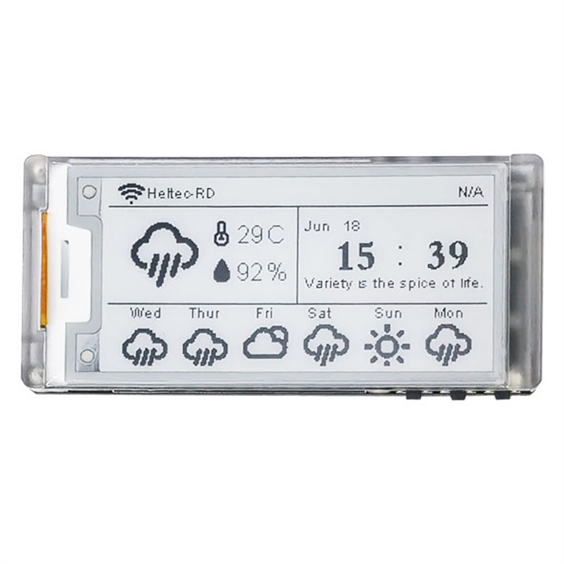 2.13 Inch E-Ink Display Meshtastic LoRa for Esp32 E-Paper Monitor Devboard Bluetooth Price Tag IoT
