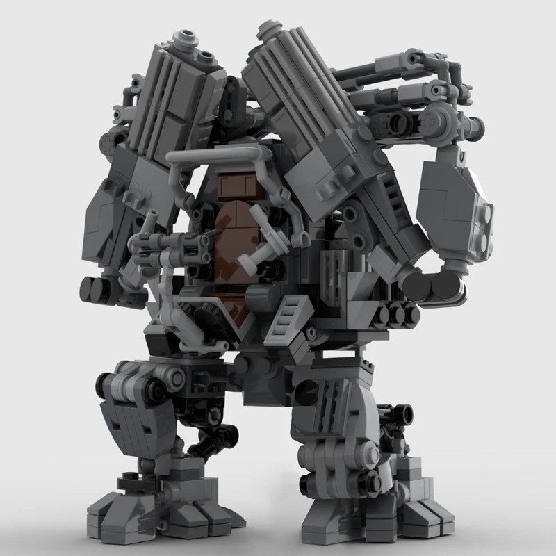 BZB MOC 137552 Matrixed APU Mech Robot Building Blocks Set Armored Personnel Unit Machine Monster Model for Kids Birthday Gifts. 
