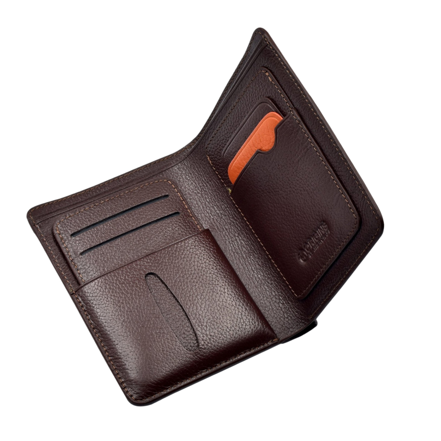 Zalando Coach Men's Slim Billfold Wallet Chocolate Black