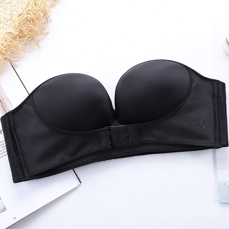 Strapless bra gathered bra anti-slip bra padded bra seamless bra soft bra beautiful back bra comfortable bra
