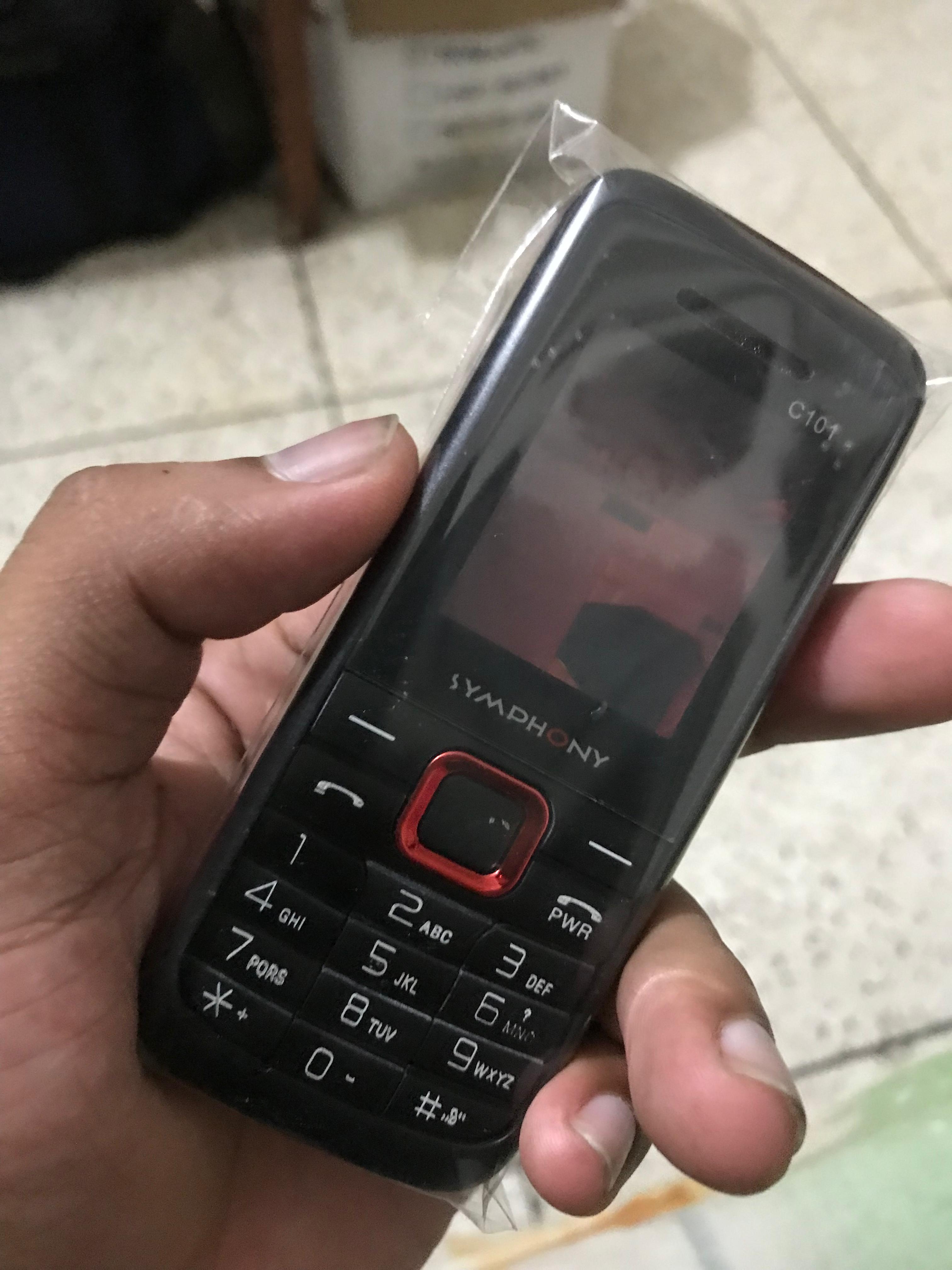 For Symphony C101 Full Body Front & Back Side Mobile Casing / Cashing with Keypad. 