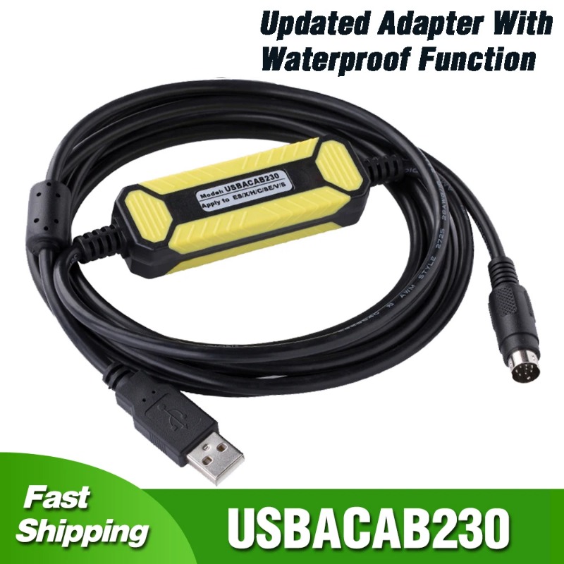 USBACAB230 For Delta DVP XINJE PLC 14SS211R Programming Cable USB TO RS232 Adapter USB-DVP For Xinje PLC XC/XD/XE Data Line. 