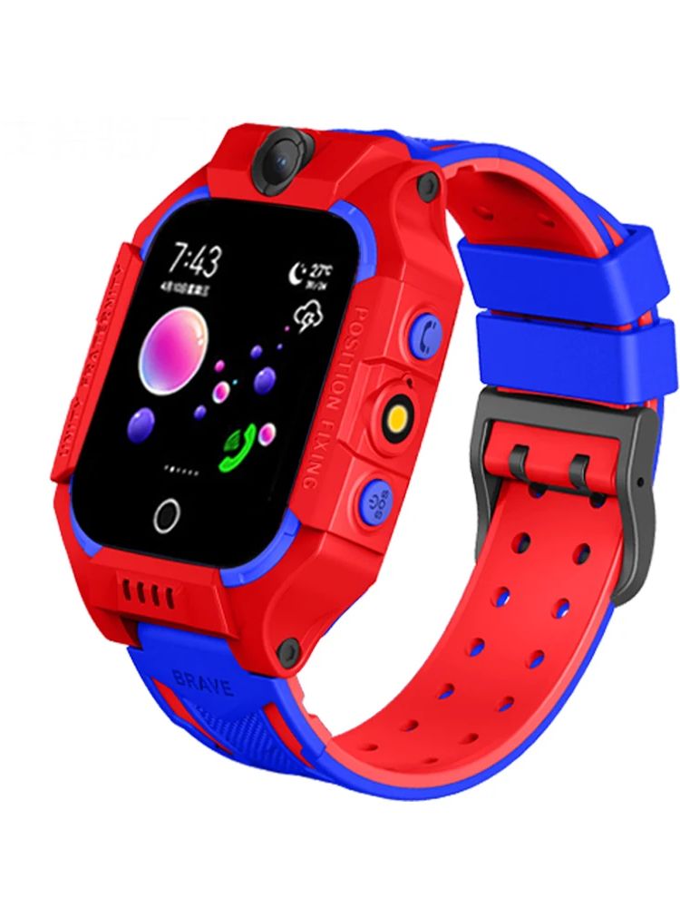 Children's smartwatch with tracker, camera, call, WeChat, game, flashlight, SOS alarm function, touch screen phone, student gift. 