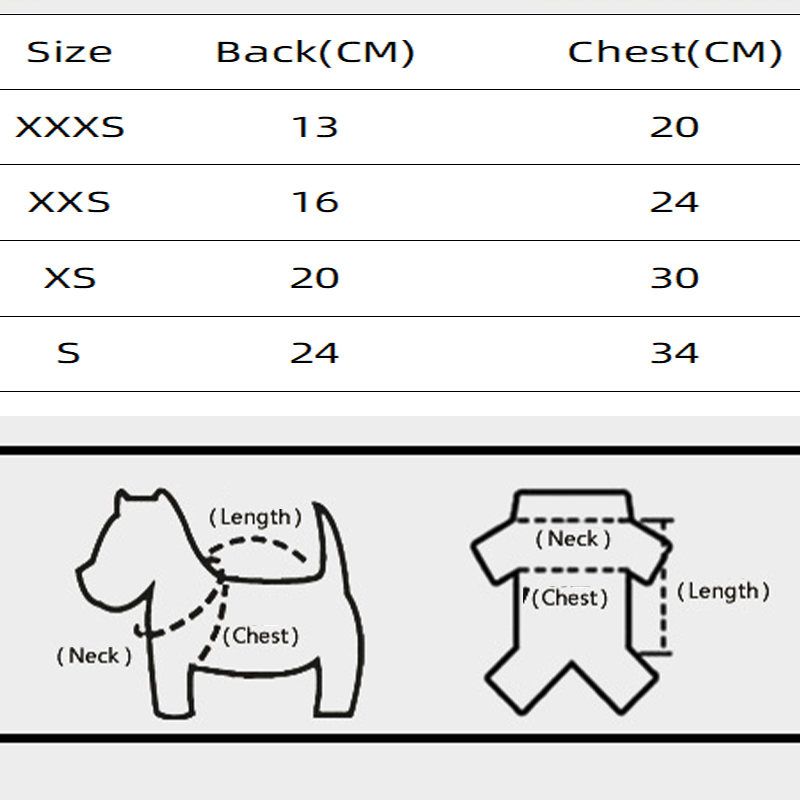 Xxxs Dog Clothes For A Dwarf Pet Rabbits Fashionable Chihuahua Puppy Clothing Winter Warm Cute Small Sphinx Cat Clothes Ferret. 