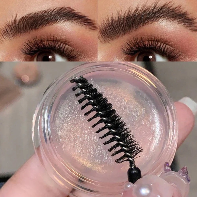 Transparent Eyebrow Styling Wax Quick-dry Waterproof Brow Pomade Setting Cream Natural Wild Eyebrow Eyelash Sculpt Soap Cosmetic. 