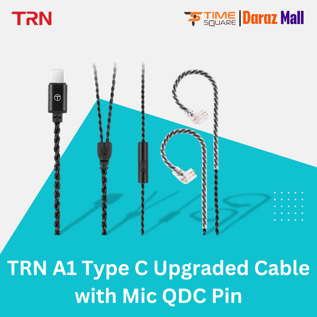 TRN A1 Type C Upgraded Earphones Cable with Mic