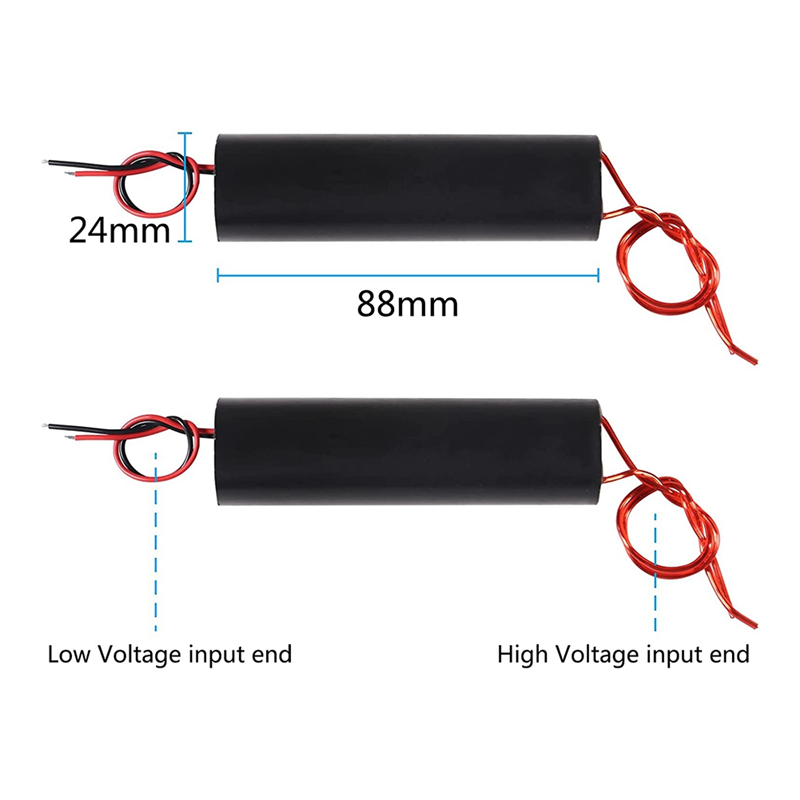 5Pcs High Voltage Generator DC 6-12V to 1000KV Boost Step-Up Inverter Arc Pulse Generator Power Module. 