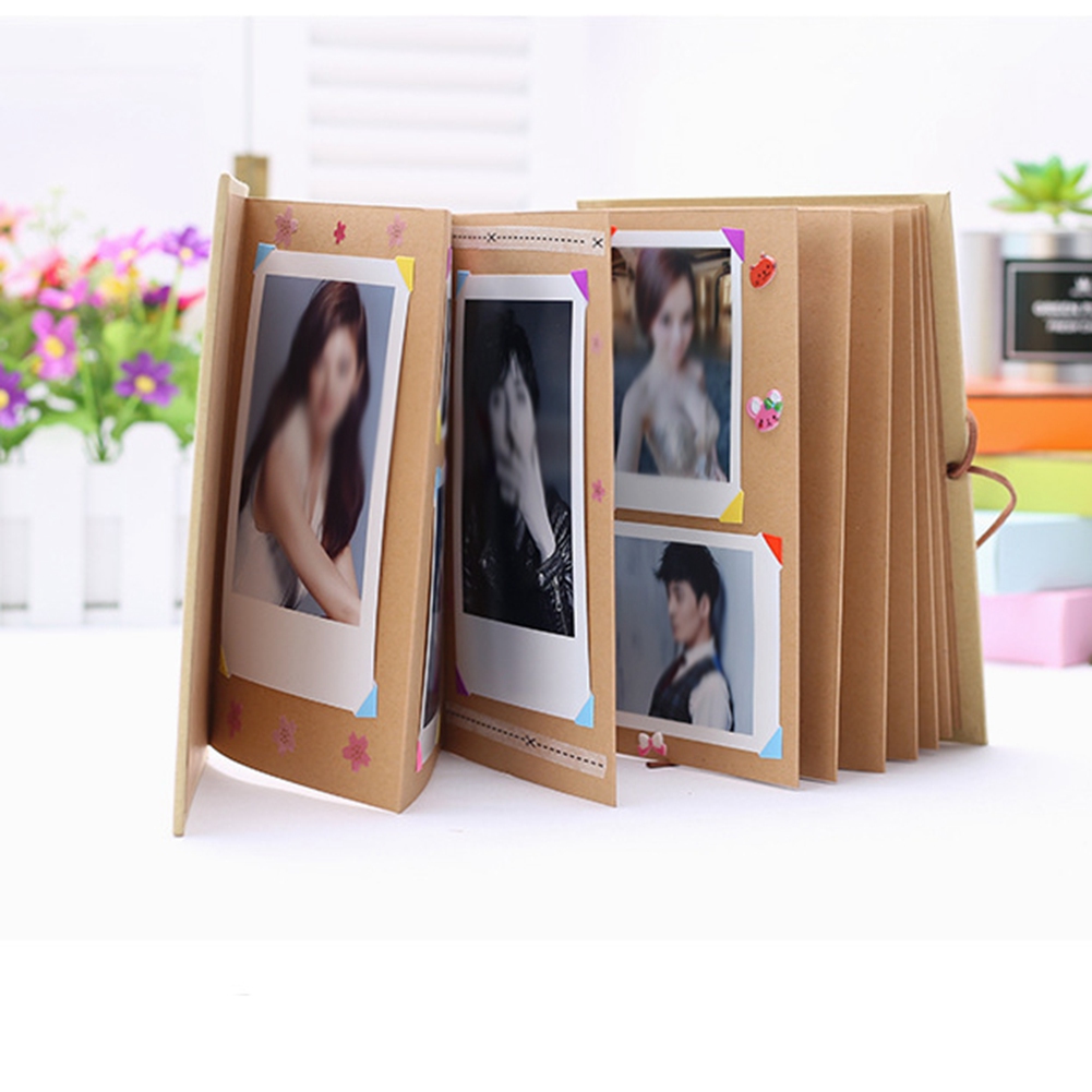 1 Scrapbook Photo Album Retro Style Truck Cover Accordion Foldable Photo Album DIY Scrapbook Handmade Crafts. 