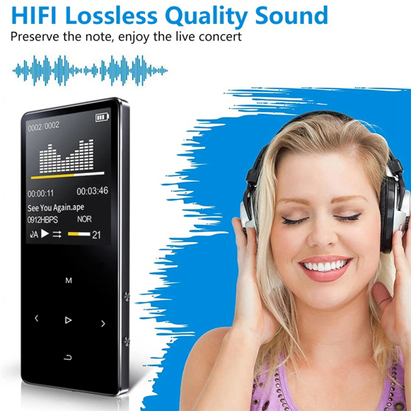 X2 Support Bluetooth 4.2 Lossless MP3 Player 40GB HiFi Portable Audio Walkman with FM Radio EBook Voice Recorder, Fine Workmanship. 