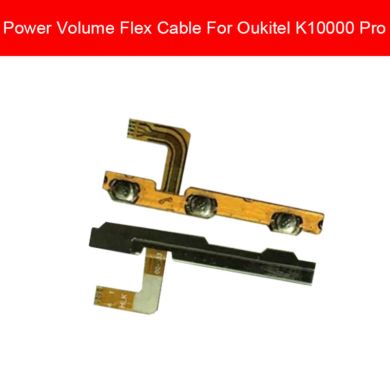 Power Volume Side Button Flex Cable For Oukitel K10000 Pro K10000Pro On Off Power Volume Control Switch Flex Cable Ribbon. 