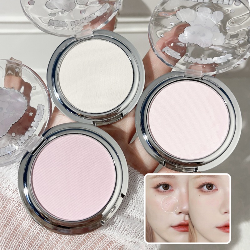 Cappuvini Bear Soft Focus HighLighter Matte Mist Powder Controls Shine & Smooths Complexion Highlighting Powder. 