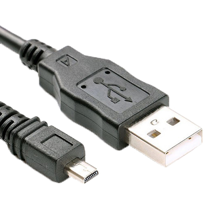 USB Data Cable Camera Data Pictures Video Sync Transfer Cables 8pin 150cm for Nikon Olympus Pentax Sanyo Fengshi. 
