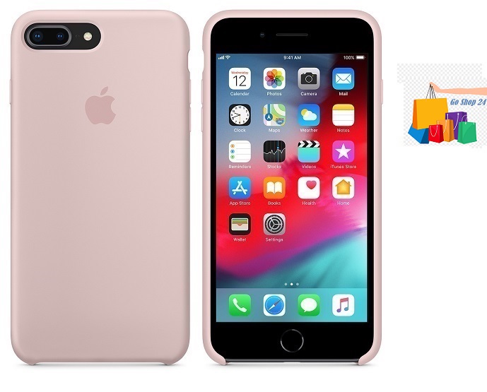 Apple iPhone 7 Plus / Apple iPhone 8 Plus Comfortable Liquid Silicone Mobile Back Case Cover (Back Case Cover For Smartphone). 