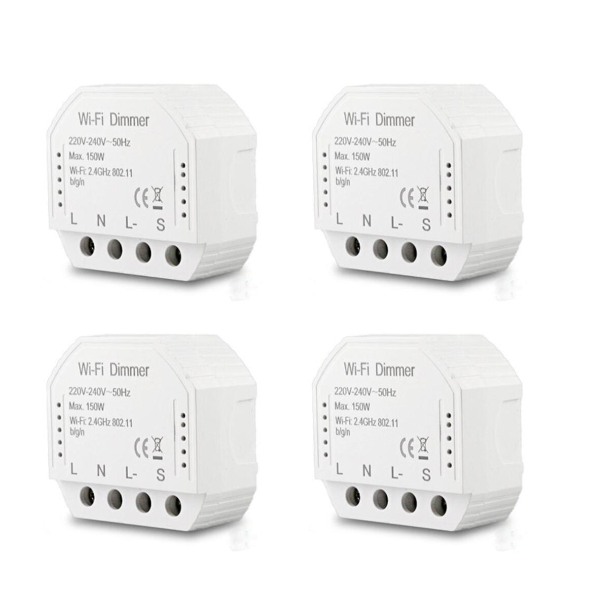 Smart WiFi Light LED Dimmer for Switch Smart Life/Tuya APP Remote Control 1 Way Switch,Works for Alexa or Google Home