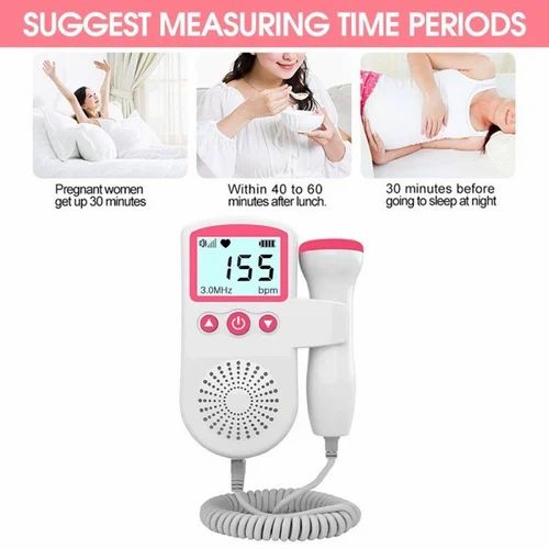 JSL-T501 Fetal Doppler for Pregnancy Heartbeat Detector LCD Backlight with Gel. 