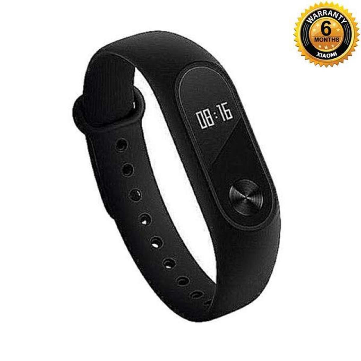 Mii Ban 4 Fitness Band with Heart Rate Monitoring Function - Black