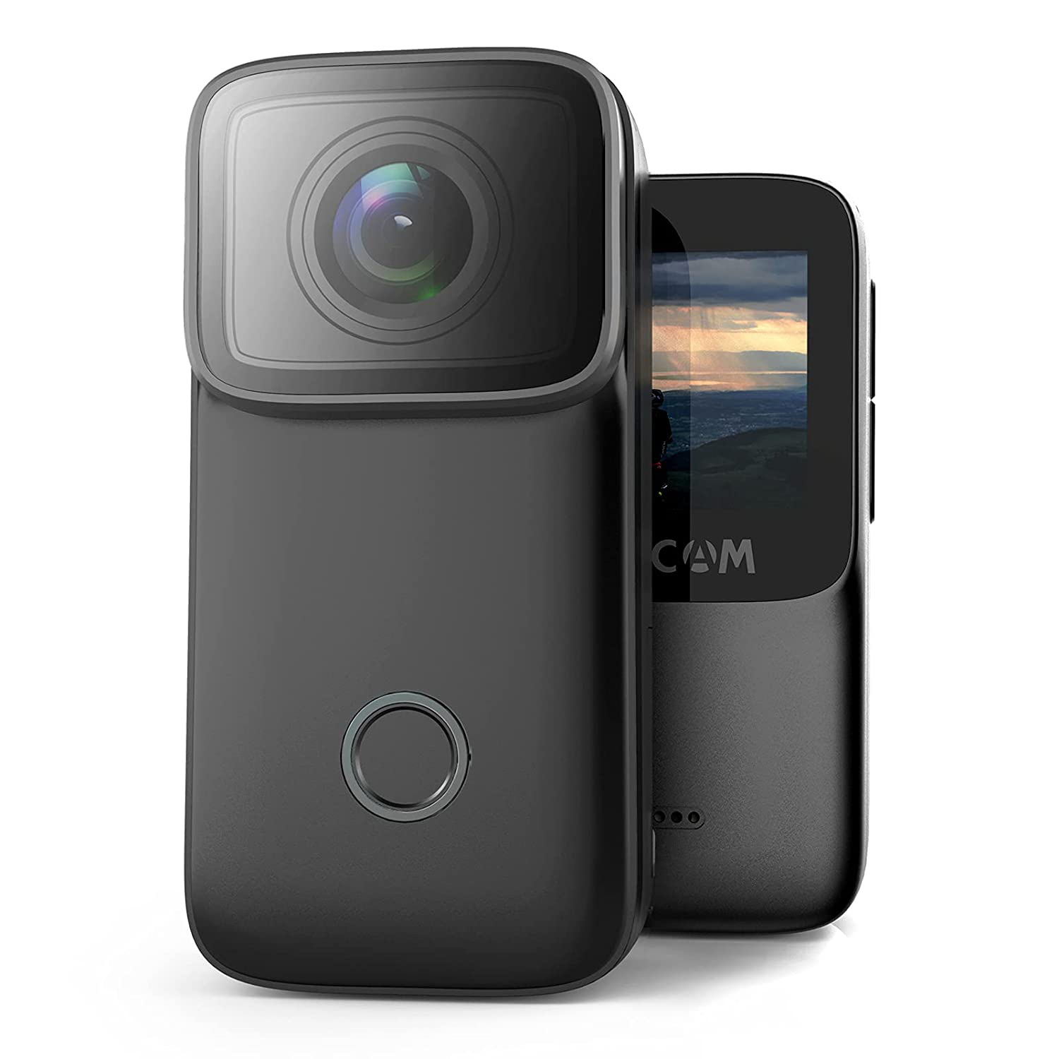 SJCAM C200 Action Camera 4K 24FPS Optical 16MP with WiFi 2.4GHZ 3-Axis Gyro Stabilization Night Vision -(Black).