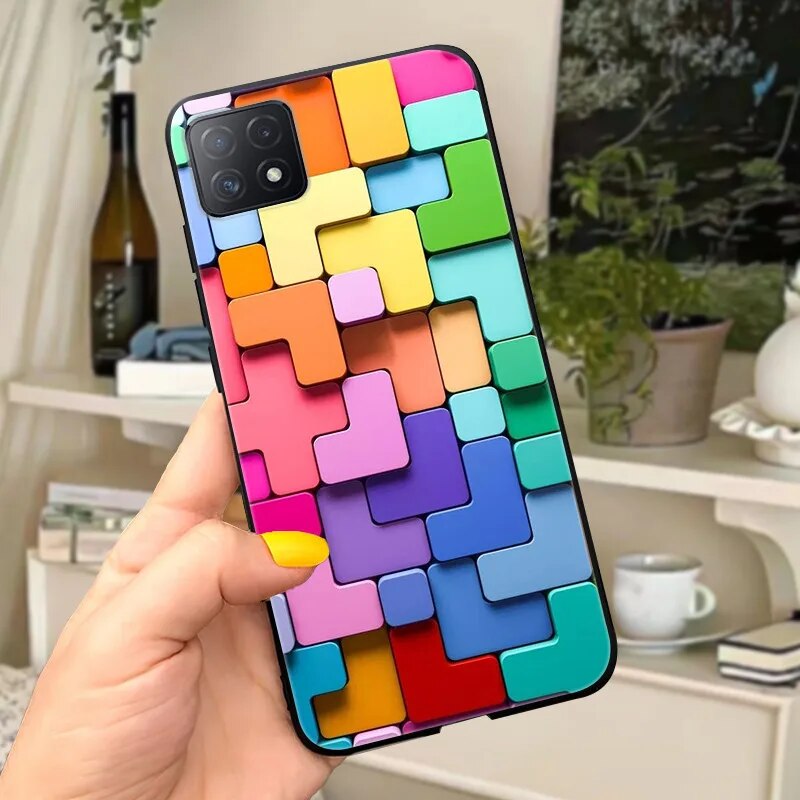 For Oppo A73 5G Case Soft TPU Silicone Back Cover Phone Case for Oppo A73 CPH2161 Case for OPPOA73 A 73 5G Coque Fundas Protect. 