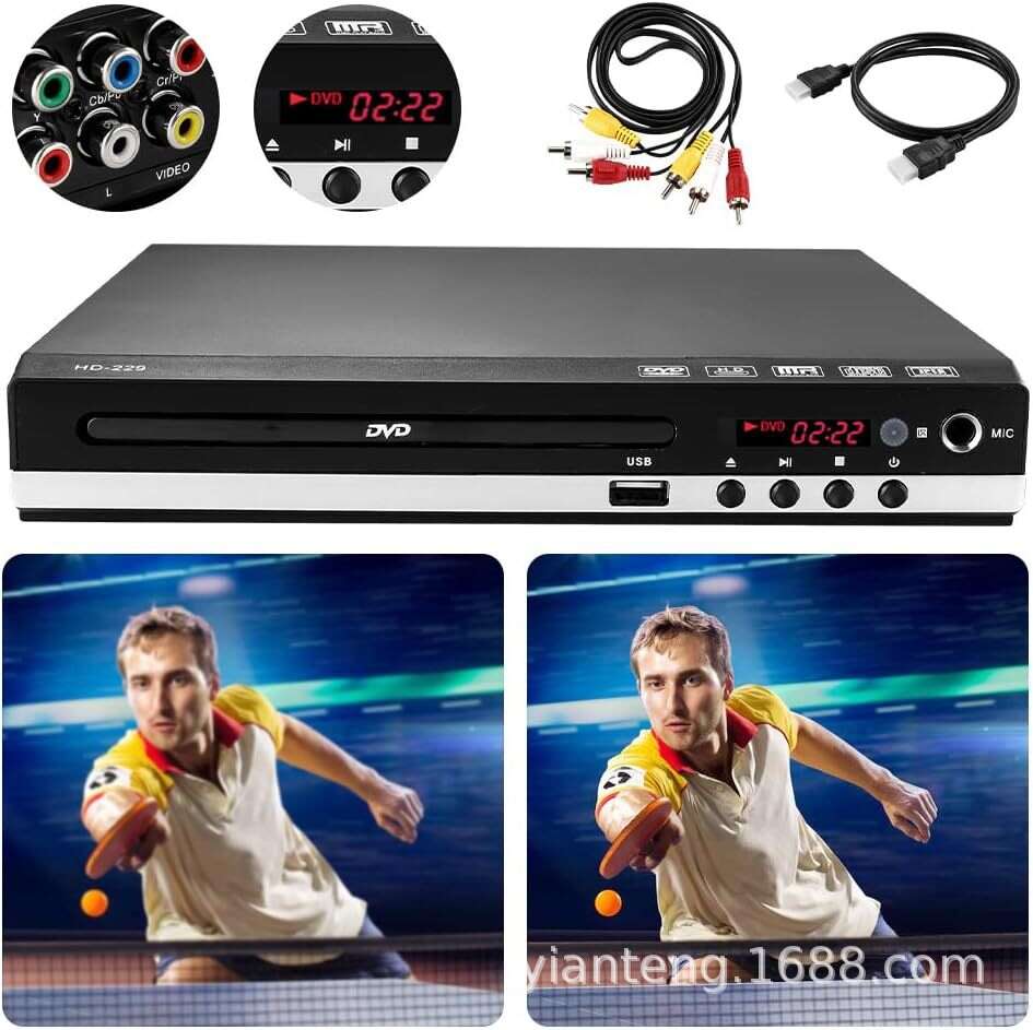 Home DVD EVD children's VCD player, high-definition mini CD player. 