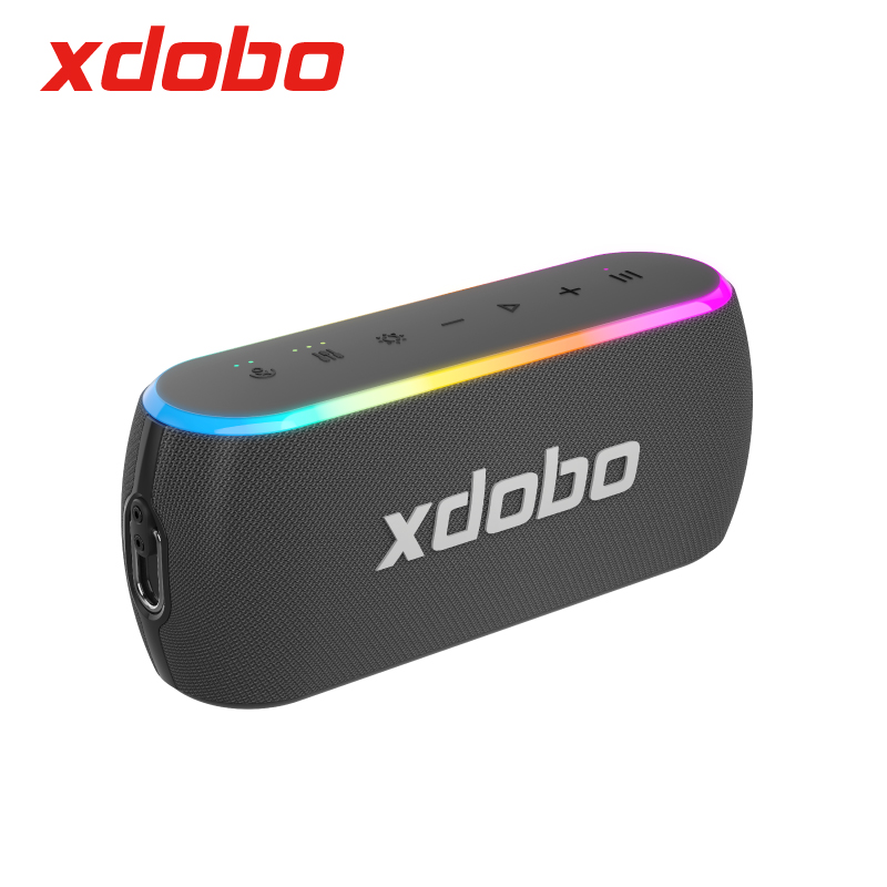 Xdobo 60w X8III Wireless Bluetooth Speaker Outdoor Hands-free Portable Subwoofer with RGB Light. 