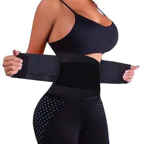 Male Female Double Part Slimming Belt Fat Burn Belt Weight Loss Belt