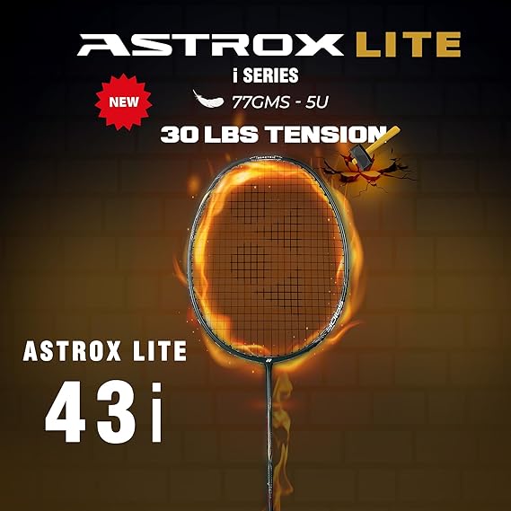 100% Original Yonex Astrox Lite 43i Graphite G4 5U Badminton Racket