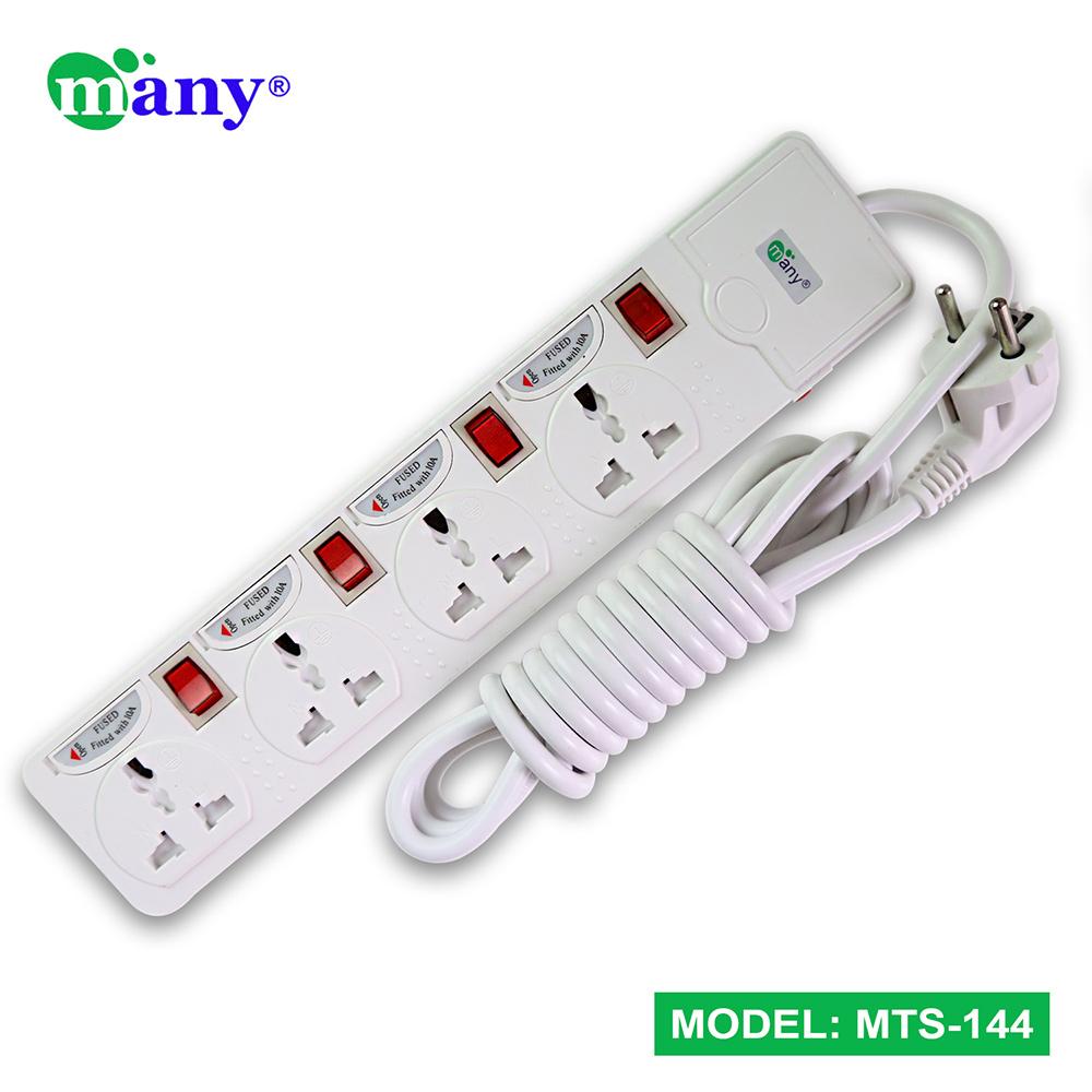 Multiplag Many Business Class 4 Gang Extension Socket MTS-144=2P/3m. 