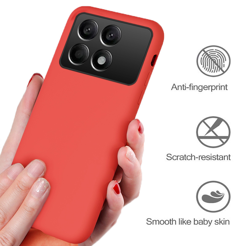 SEAHAI Cover per Xiaomi Redmi 14C / Xiaomi Poco C75, Custodia Protettiva Ultra Sottile ed Elegante in Silicone TPU, Vetro a Colori Sfumato AntiGraffio Antiurto Case, Rosa Blu