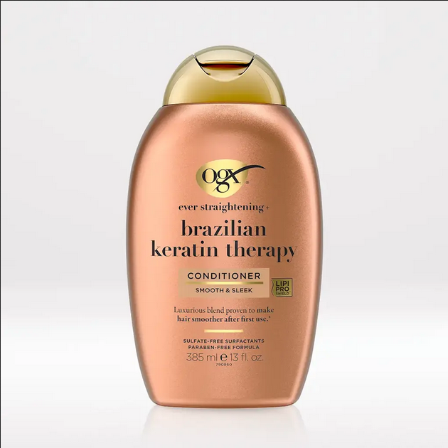 OGX Ever Straightening + Brazilian Keratin Smooth Hair Conditioner 385ml