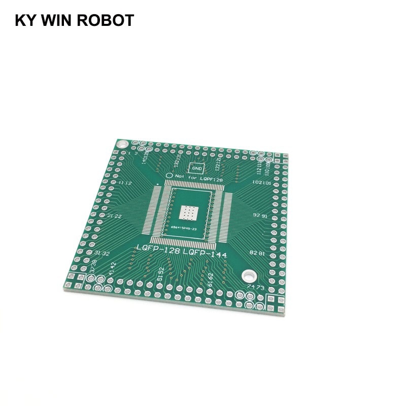 【Lejia】QFP / EQFP / / LQFP144 / LQFP128 SMD turn CPU broad IC adapter Socket / Adapter / PCB. 