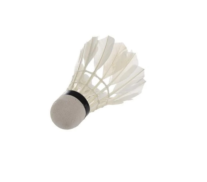 Shuttlecock Pack Of 1 Feather Shuttle Badminton Cork - High-Quality Feather Shuttlecock For Badminton. 