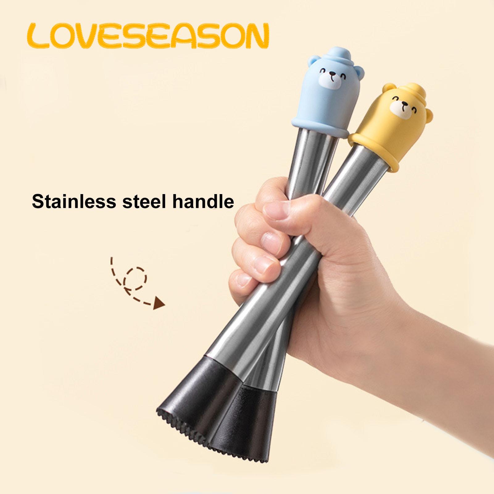 Stainless Steel Hammer 1pc Drink Stir Stick Ice Pounder Lemon Hammer Rust Resistant Comfortable Grip Stainless Steel for Crushing Ice Making Rust-proof Hammer. 