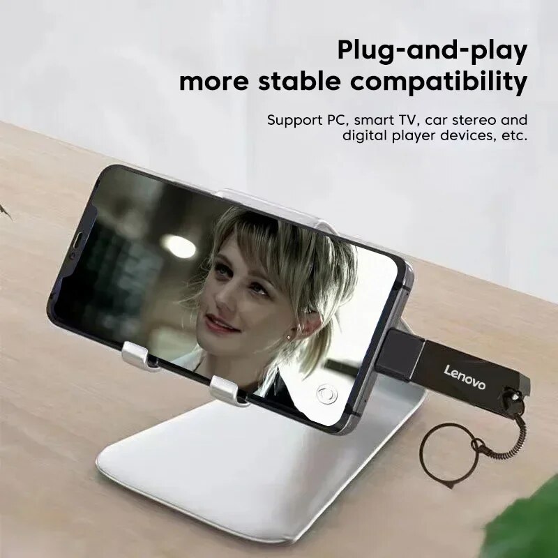 【100%Original+FREE Shipping+Ready Stock+COD】Lenovo 16TB USB 3.0 Pen Drive 8TB 4TB High Speed Transfer Metal Portable SSD Pendrive Cle U Disk Flash Drive Memoria USB Stick. 