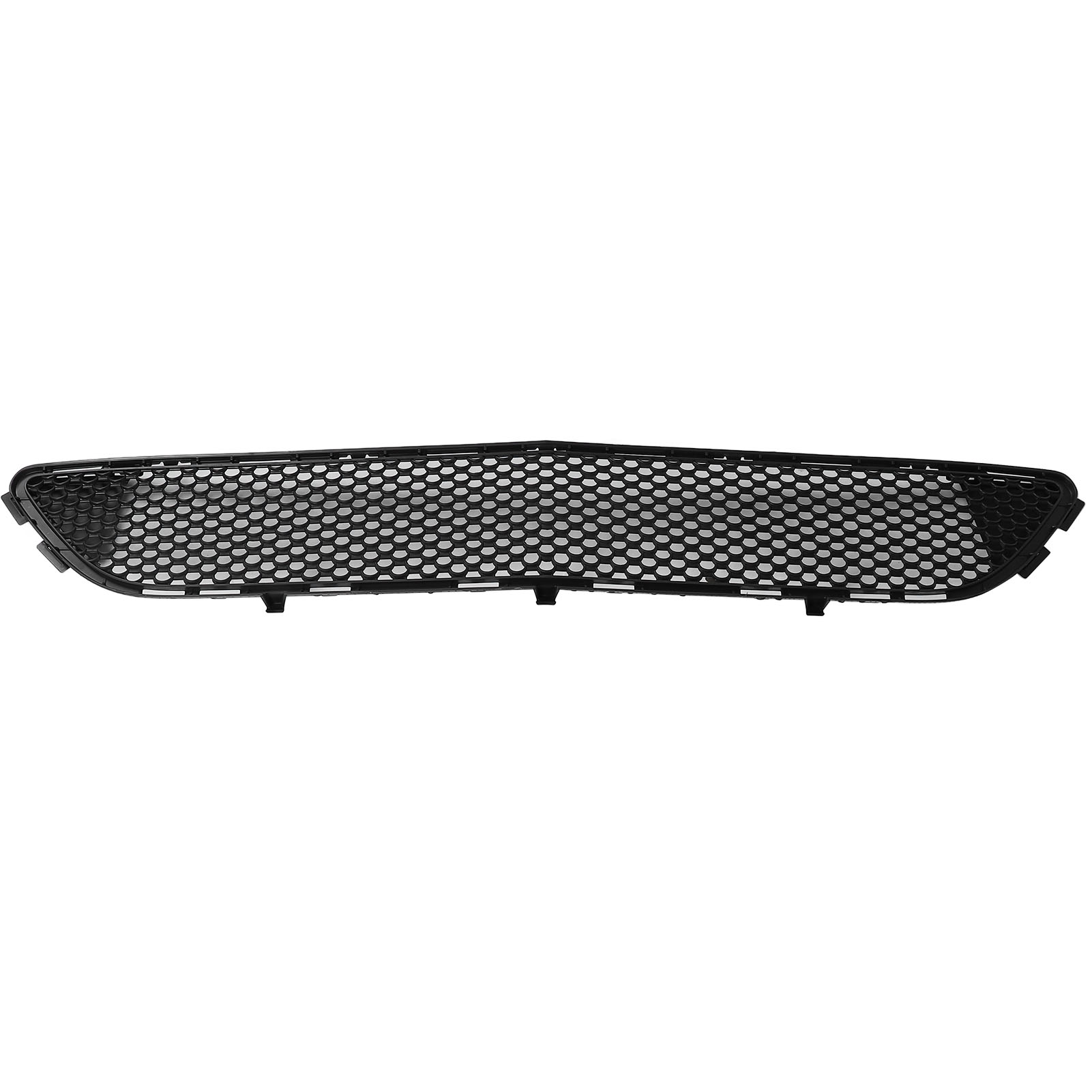 Center Mesh Grill Sturdy Easy Install Front Bumper Lower Grille High Strength 2048850153 for C-Class W204 Amg Line 2008 To 2011. 
