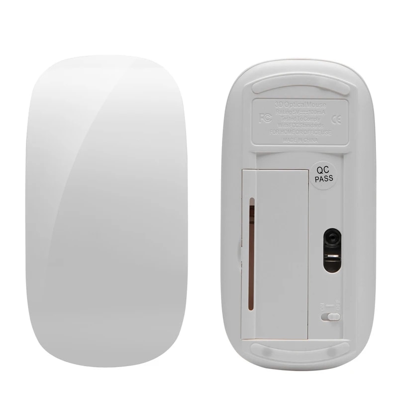 Multi-Touch Magic Mouse 2.4GHz Mice For Windows Mac OS White/Black For Laptop/Game/Desktop Drop Shipping. 