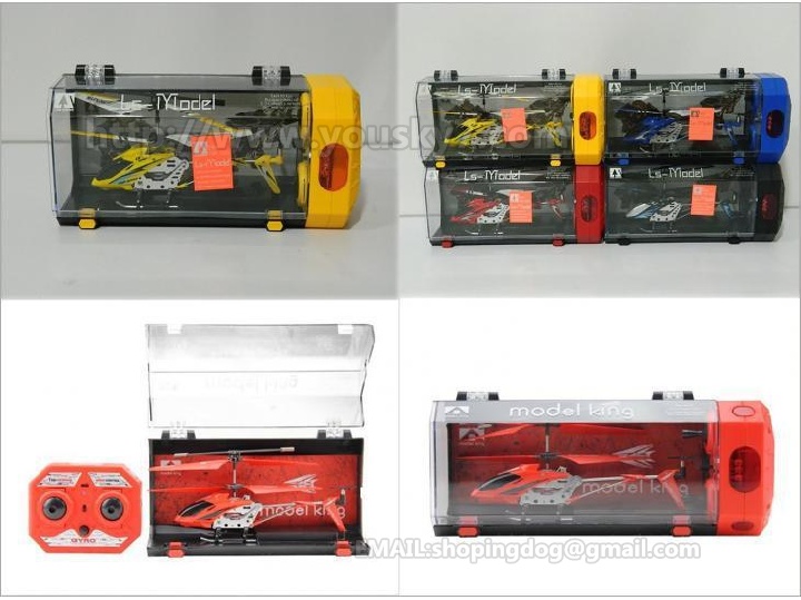 RC Helicopter 3.5  Gyro Channel Remote Control Helicogyro - Red. 