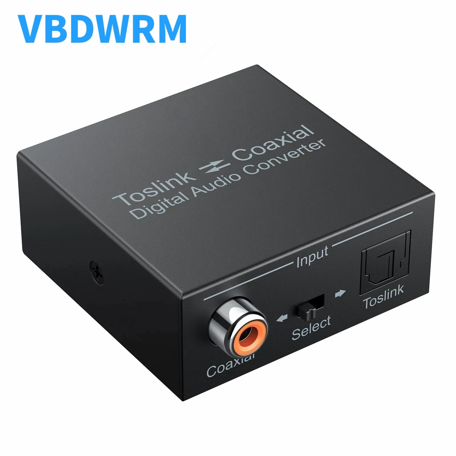 Digital Audio Converter Optical SPDIF Toslink to Coaxial Coax to Optical SPDIF Toslink Bi-Directional Switch Splitter Adapter Superman